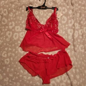 Red Lingerie set